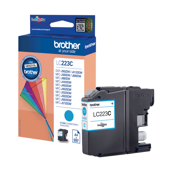 Cartuccia Originale Brother LC223C Ciano