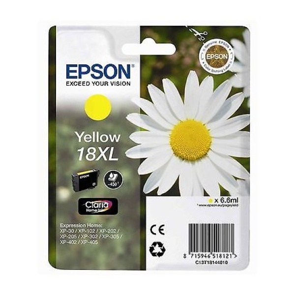 Cartuccia Originale Epson T1814 Giallo 18XL