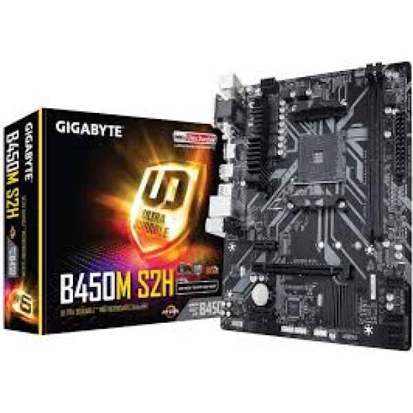 Mainboard Gigabyte B450M S2H Socket AM4 Micro-ATX AMD B450