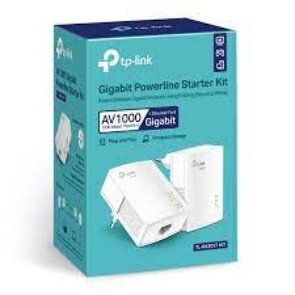 Tp-LInk TL-PA7017 KIT Kit Powerline AV1000 con porta Gigabit