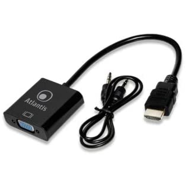Adattatore Convertitore HDMI / VGA con Audio Atlantis A04-HDMI_VGA