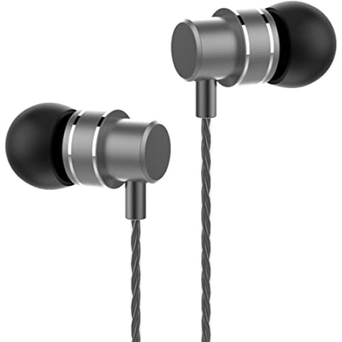 Lenovo HF118 Black Auricolari stereo in ear metallici con filo e microfono