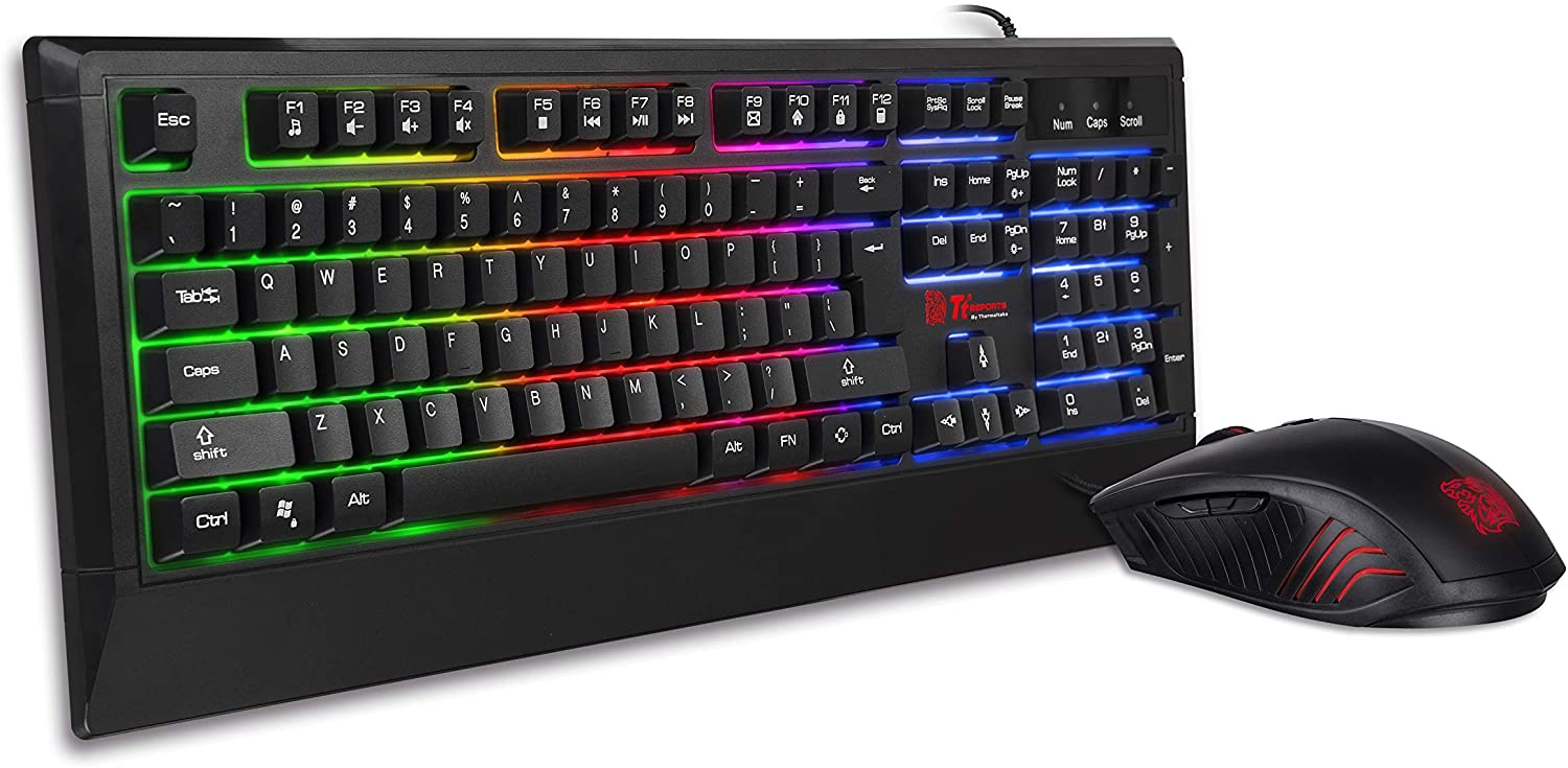 Tastiera e mouse TTesports Challanger combo rgb gaming [CM-CHC-WLXXPL-IT]