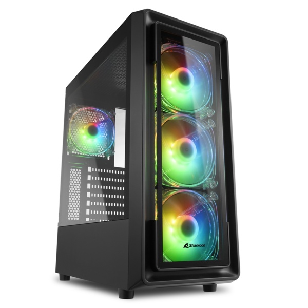 Cabinet Sharkoon TK4 RGB per PC Gaming senza alimentatore
