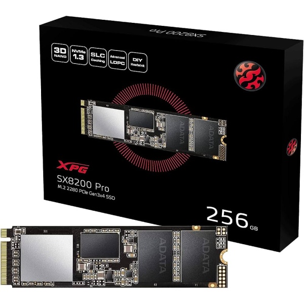 SSD NVME A-DATA XPG SX8200 PRO 256GB ASX8200PNP-256GT-C