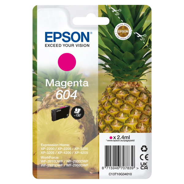 Cartuccia Originale Epson 604 Magenta