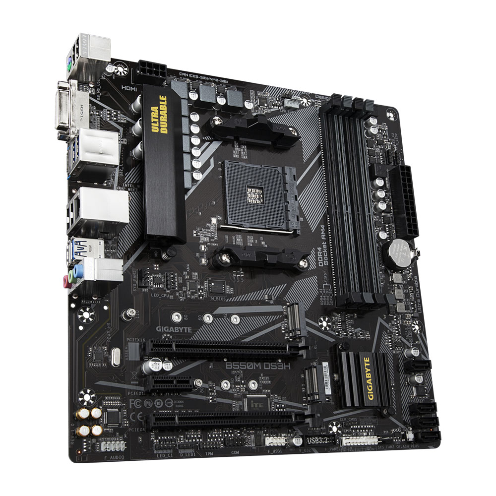 Scheda Madre Gigabyte B550M DS3H Socket AM4