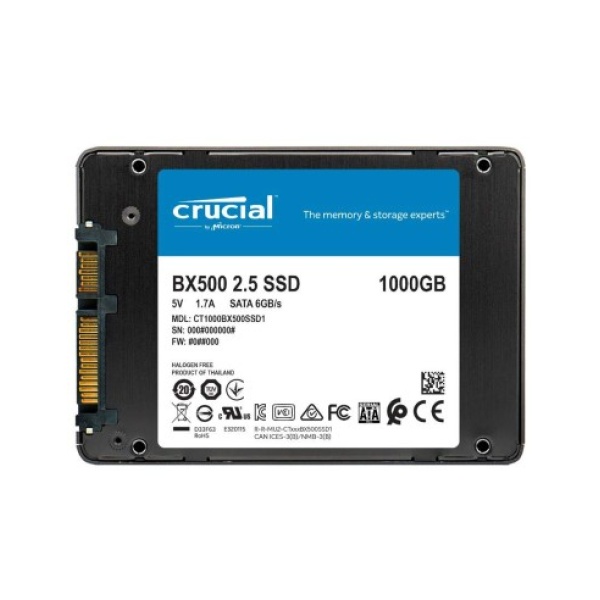 SSD S-ATA Crucial 1TB CT1000BX500SSD1