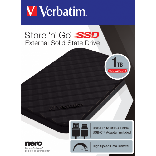 Hard Disk Esterno Verbatim 500GB USB 3.2 53111
