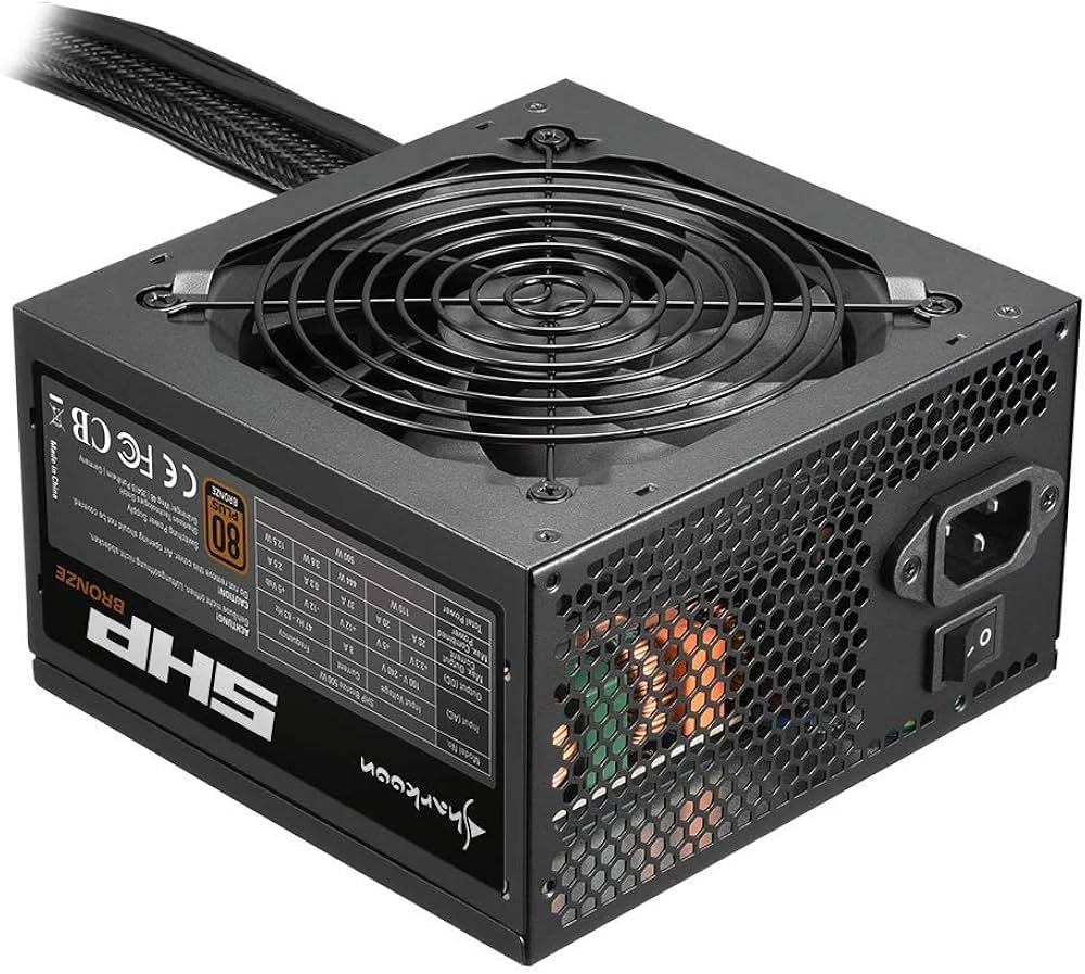 Alimentatore Sharkoon SHP Bronze 600W 80+