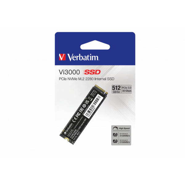 Verbatim Vi3000 SSD 512GB NVME 49374