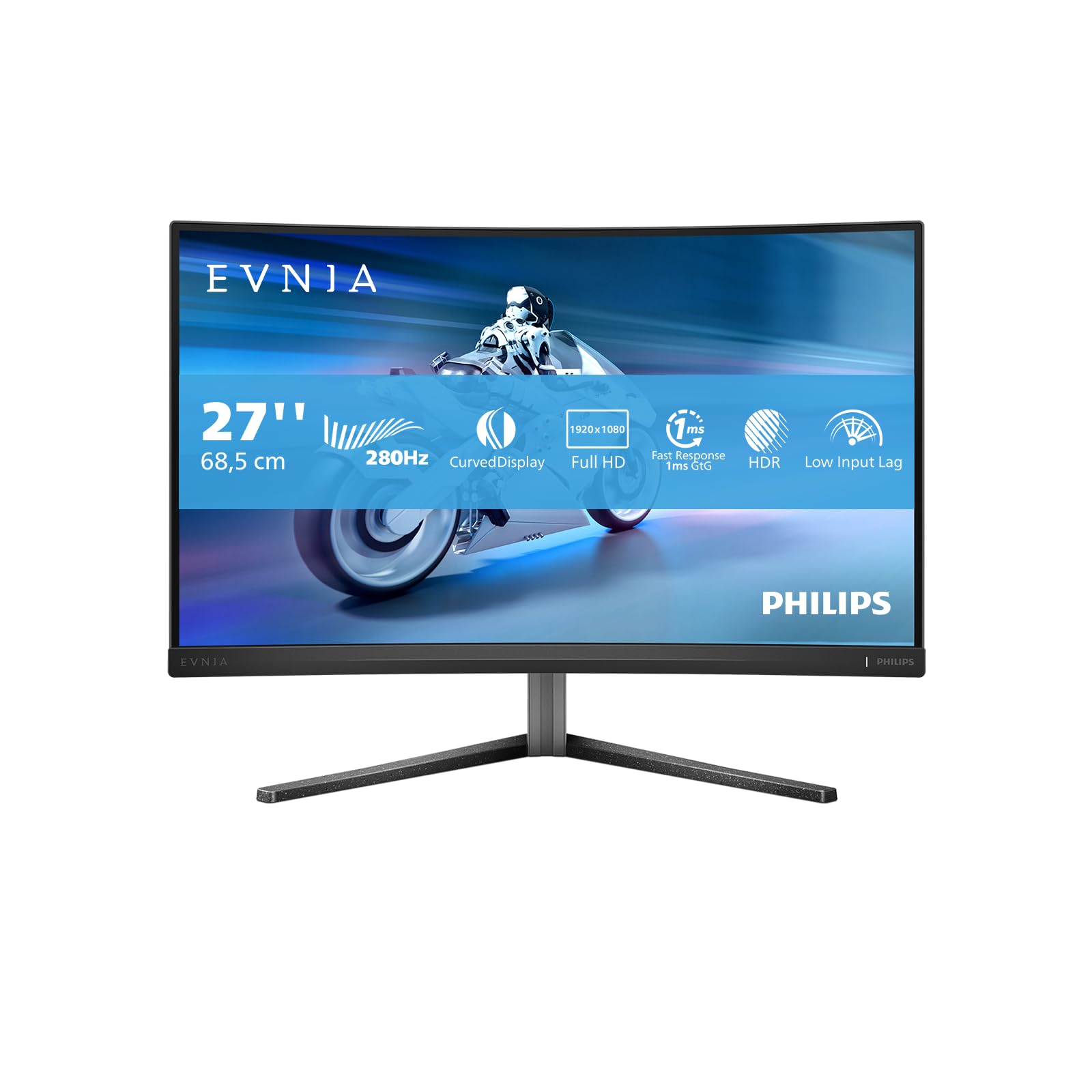 Monitor Gaming Philips 27M2C5200W Curvo 27'' 280hz
