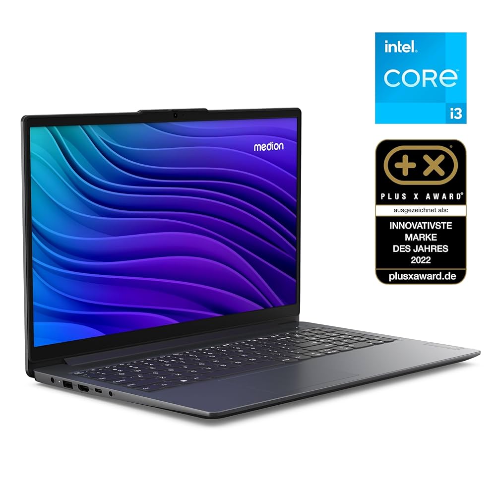 Notebook Medion E15235  Intel I3 N305, 8GB Ram, SSD 512GB, Schermo 15,6''