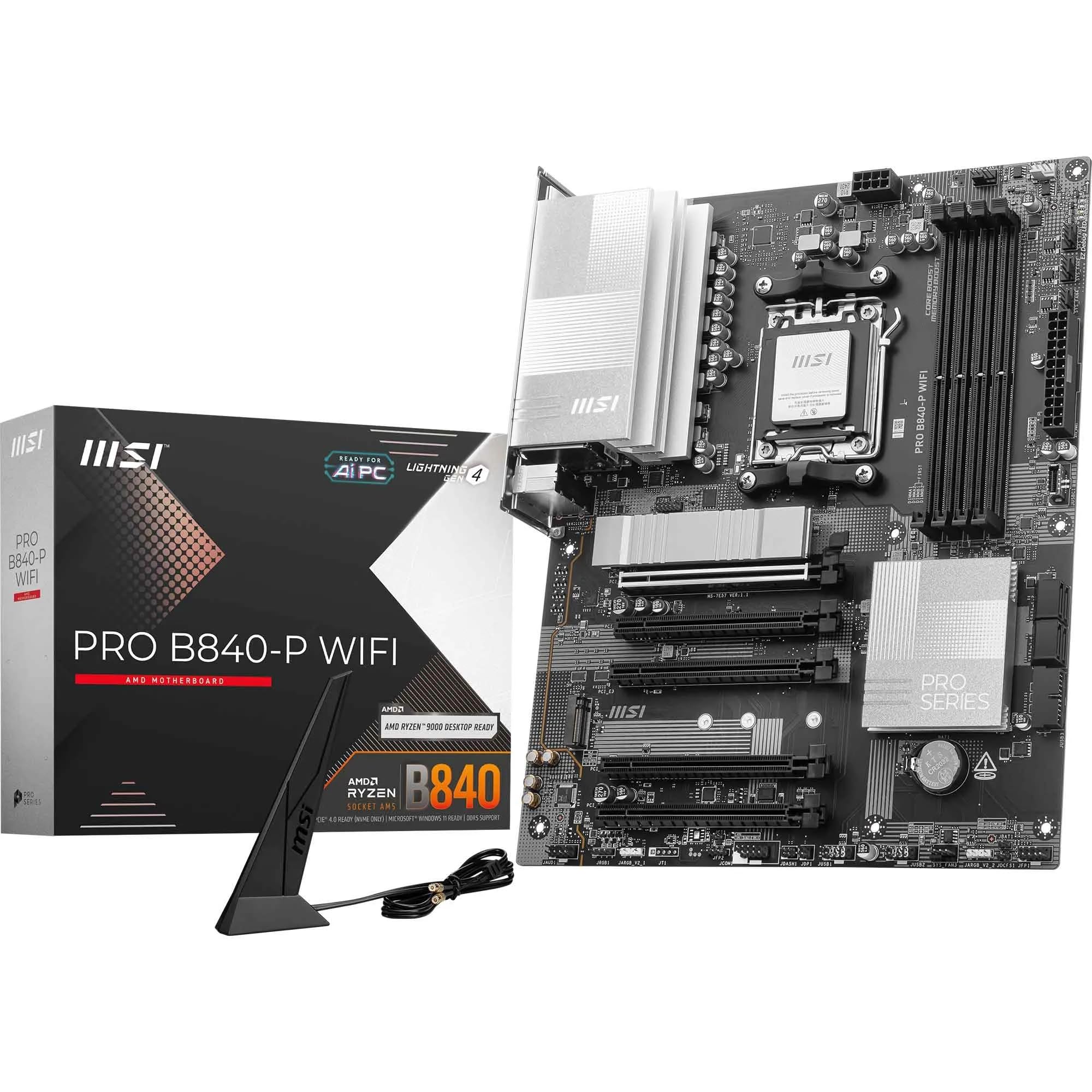 81-H3T-96HL Scheda Madre MSI PRO B840M-P WIFI Socket AM5