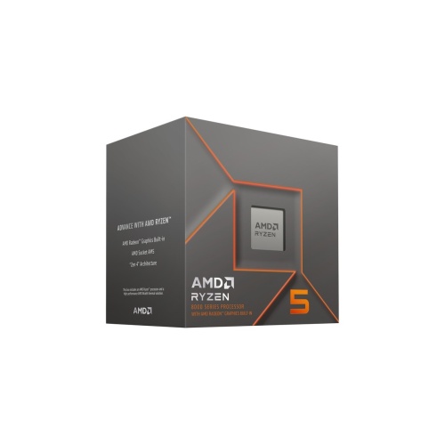AMD Ryzen 5 8500G Socket AM5- Processore frequenza base: 3,5 GHz, Turbo boost: 5,0GHz 100-100000931BOX