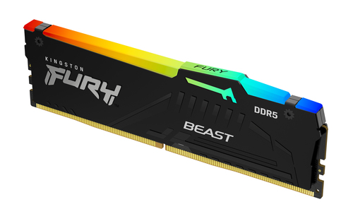 Memoria Ram DDR5 5600Mhz Kingston Fury Beast 16GB RGB KF556C40BBA-16
