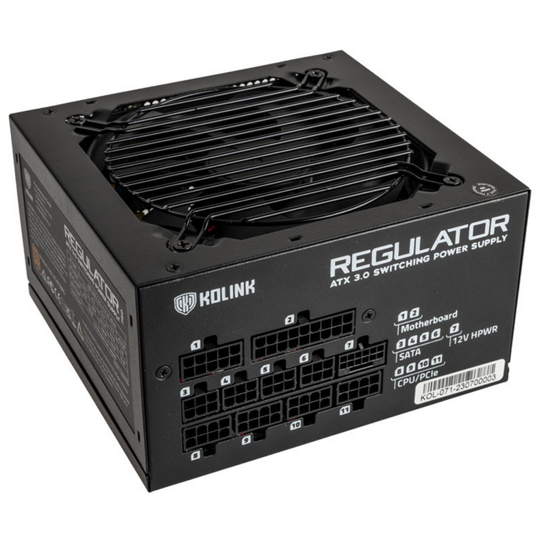 alimentatore-kolink-regulator-80-plus-gold-atx-30-pcie-50-850w Alimentatore Desktop Kolink Regulator GOLD 850W