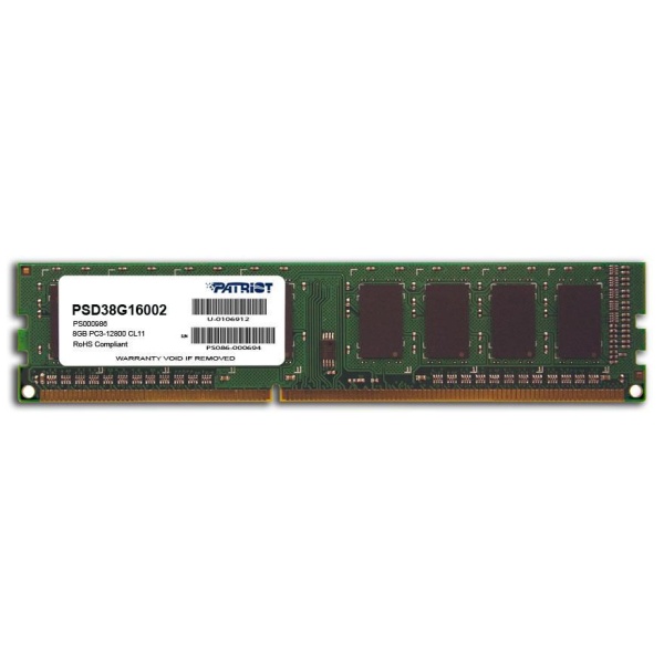 Memoria Ram DIMM DDR3 8GB Patriot PSD38G16002