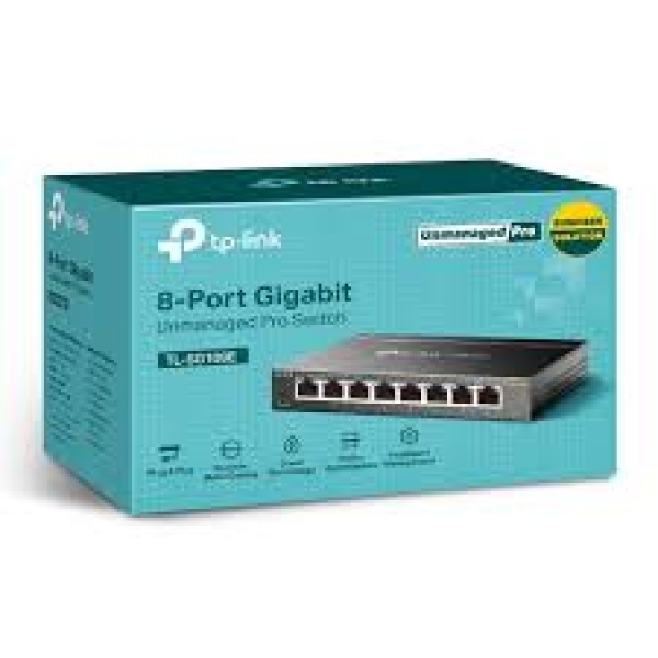 Switch 8 porte 10/100/1000Mbps Desktop Tp-Link TL-SG108E