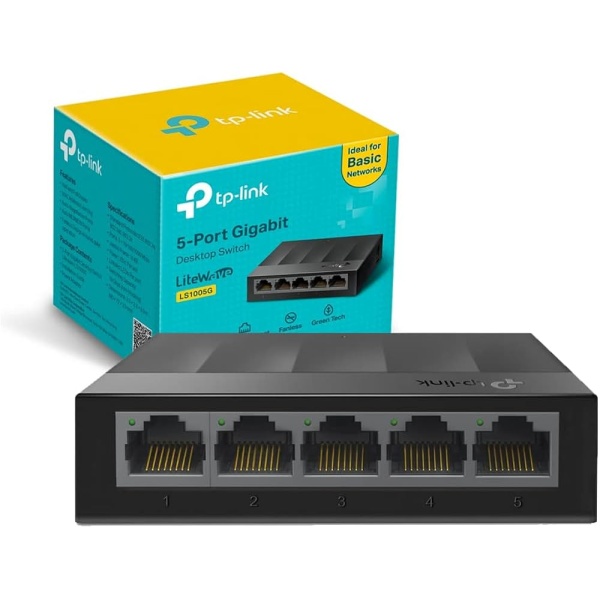 Switch 5 porte 10/100/1000Mbps Desktop Tp-Link SL1005G