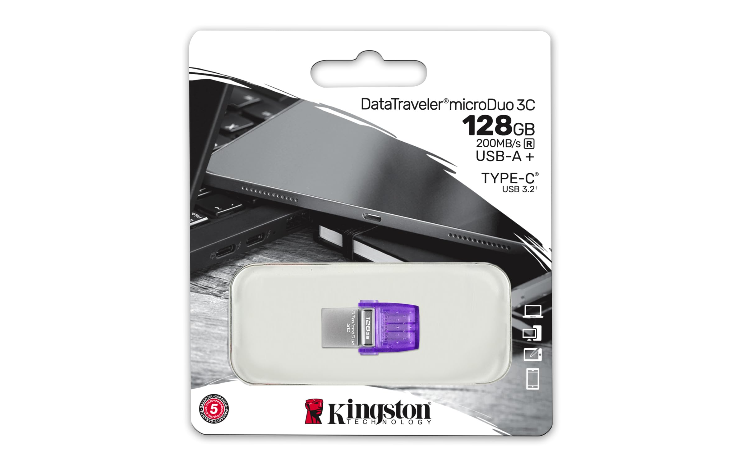 Pendrive Kingston DUO USB 3.2/USB-C 128GB DTDUO3CG3/128GB