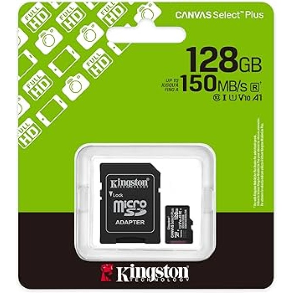 MicroSD Kingston 128GB SDCS3 150MB/s
