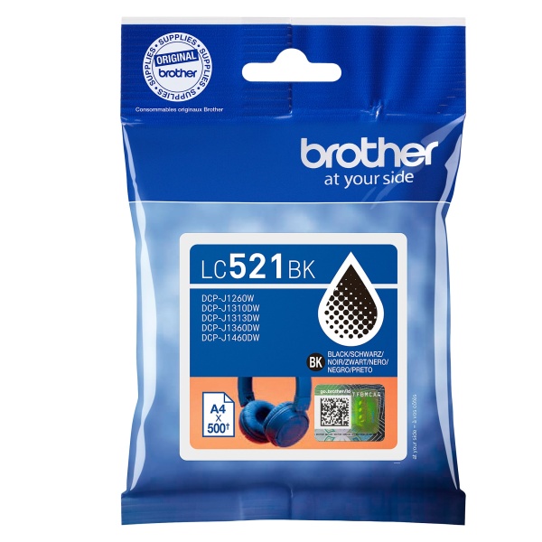 Cartuccia Originale Brother LC521 Nero