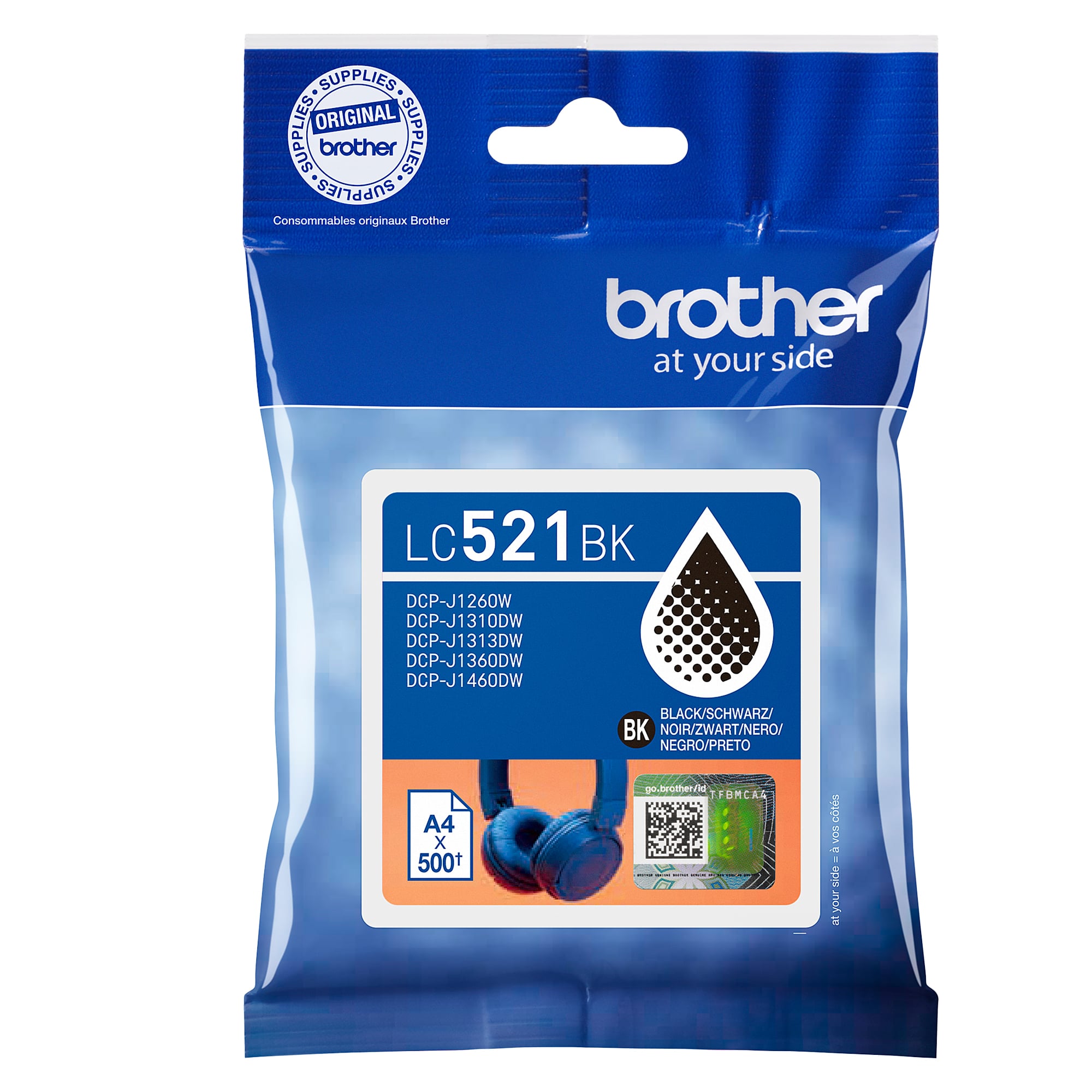 Cartuccia Originale Brother LC521 Nero