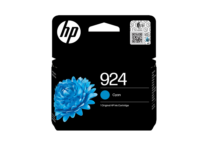 HP 924 Cyan Original Ink Cartridge 4K0U3-80006 4K0U3NE_M2862895 Cartuccia Originale HP 924 Ciano 4K0U3NE