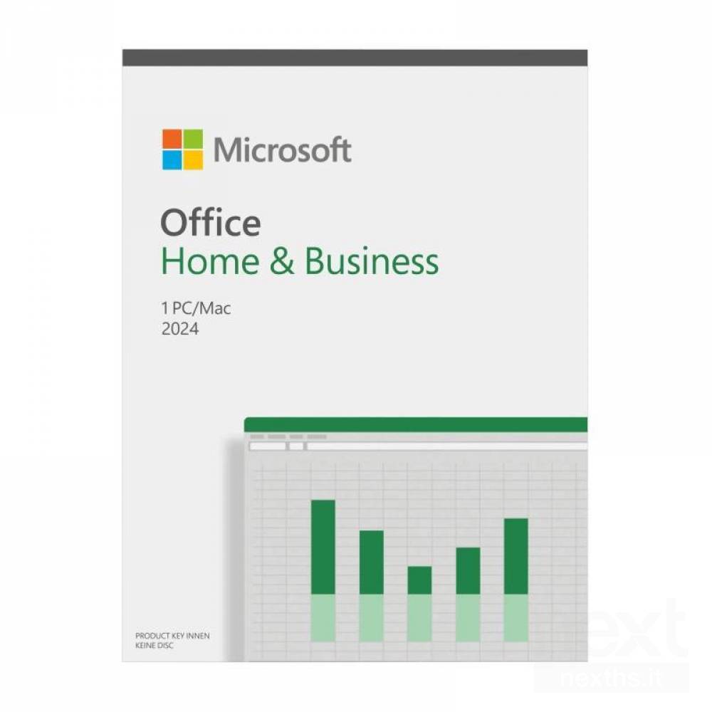 Microsoft Office Home & Business 2024 1 PC/MAC Medialess Italiano EP2-06669