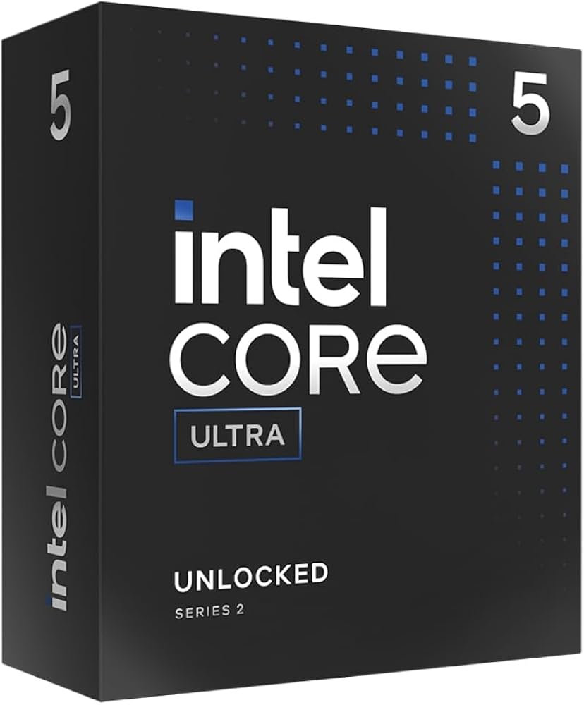 Intel Ultra 5 245K Socket 1851 - Processore frequenza base: 4.2GHz, Turbo boost: 5,2GHz BX80768245K
