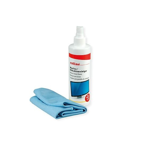 Kit di Pulizia Professionale per Schermi LCD, LED, TFT e Plasma Roline 19.04.4160