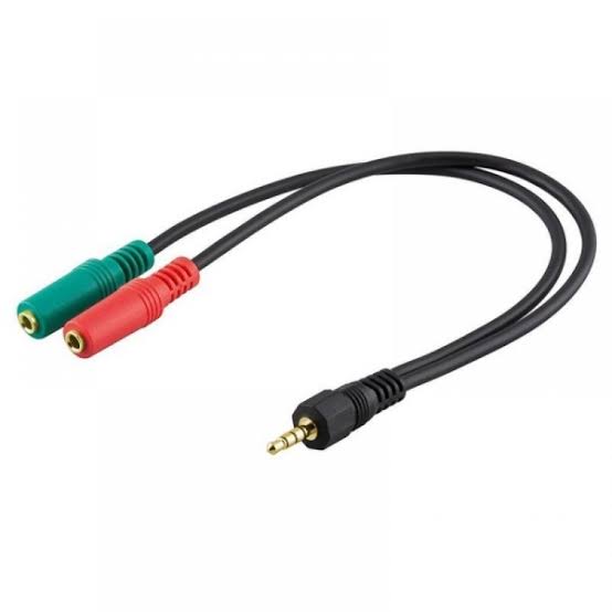 asdasfasdas Cavo Sdoppiatore Microfono Cuffia jack 3,5" per Smartphone e Notebook