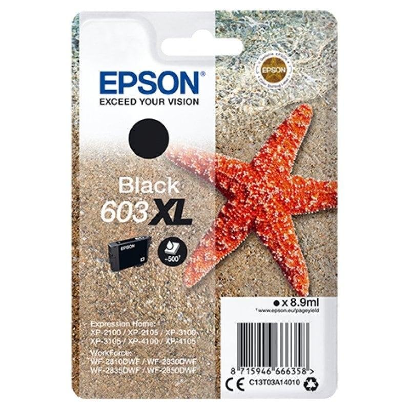 1447-cartucho-de-tinta-epson-603xl-negro-alto-rendimiento-para-impresoras-expression-home-y-workforce-mejor-precio Cartuccia Originale Epson 603XL Nero