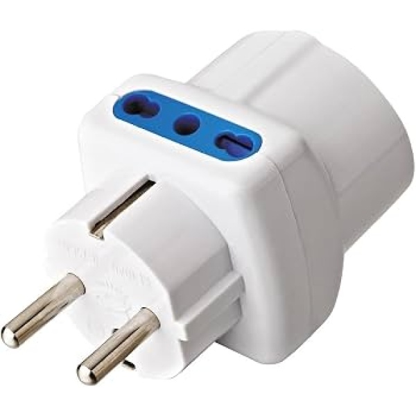 51pag7v7SKL._AC_UF350,350_QL80_ Techly Adattatore Triplo Spina Schuko a Prese Bipasso con Schuko IPW-TRP1040