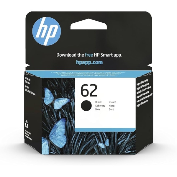 715JFIpGSeL._AC_UF1000,1000_QL80_ Cartuccia Originale HP 62 Nero C2P04AE