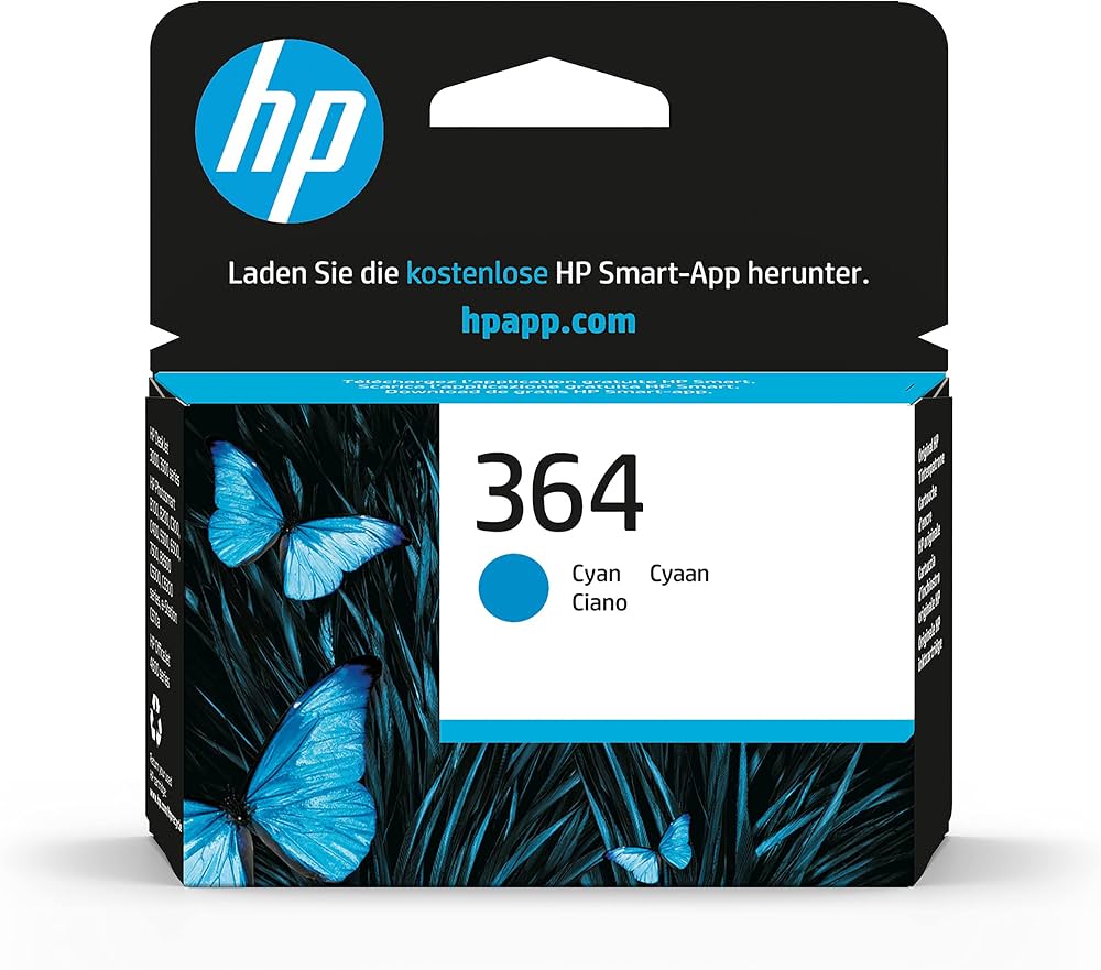 Cartuccia Originale HP 364 Ciano CB318EE