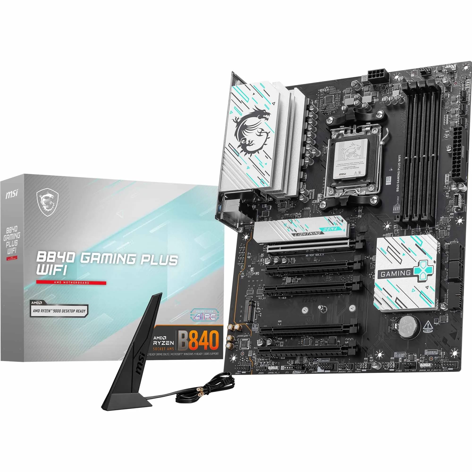 Scheda Madre MSI B840 Gaming Plus Wifi 911-7E57-002