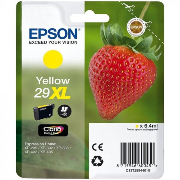 Cartuccia+Epson+T2994 Cartuccia Originale Epson T2994 Giallo 29XL