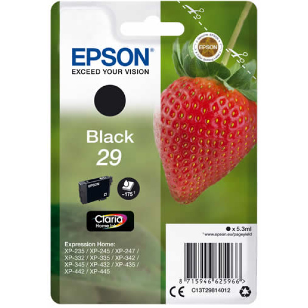 EPSON-Cartuccia2981-Nero Cartuccia Originale Epson T2981 Nero 29