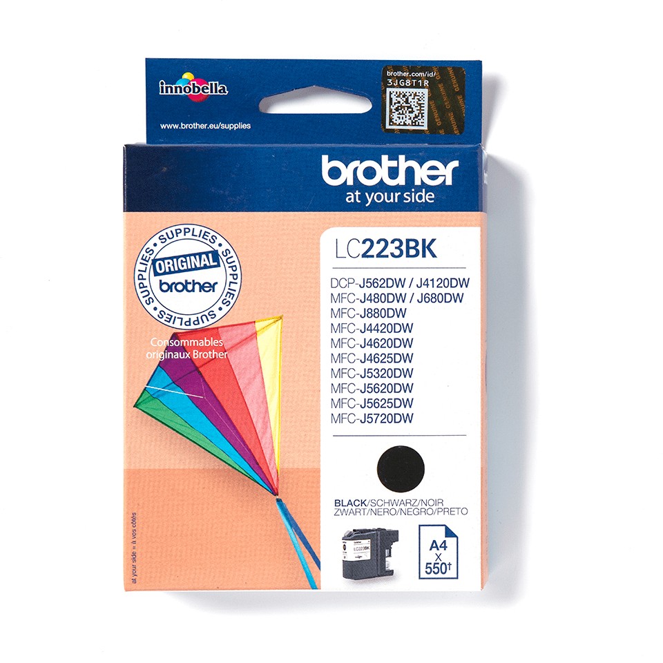 EsseShop.it-Brother-LC223BKBP_0 Cartuccia Originale Brother LC223BK Nero