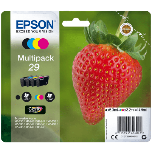 T2986 Cartuccia Originale Epson Multipack T2986 29