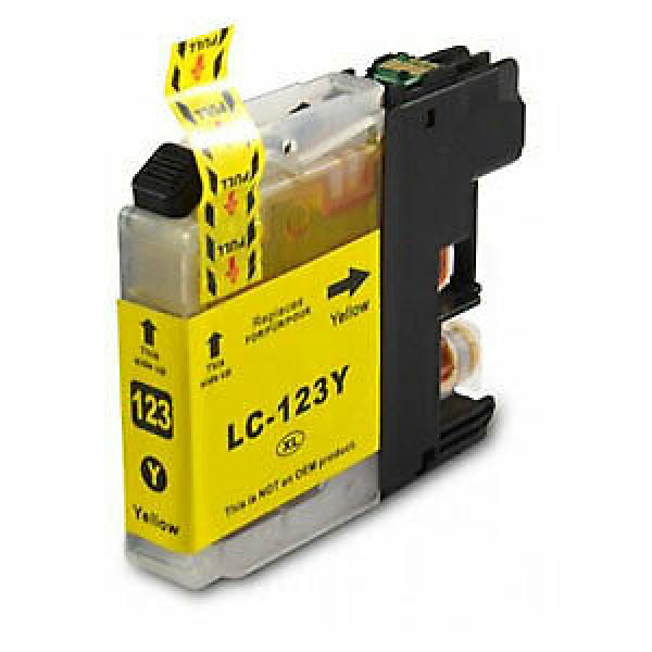 cartuccia-brother-lc123-giallo-compatibile Cartuccia Compatibile Brother LC123Y Giallo