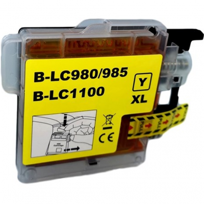 cartuccia-brother-lc980y-lc1100y-giallo-compatibile Cartuccia Compatibile Brother LC980M / LC1100M Magenta