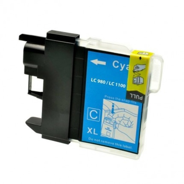 cartuccia-compatibile-brother-ciano-lc1100c Cartuccia Compatibile Brother LC980C / LC1100C Ciano