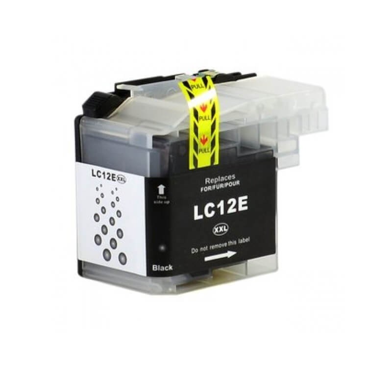 cartuccia-compatibile-brother-lc12e-bk-nero-non-originale-con-chip-2400-pagine Cartuccia Compatibile Brother LC12E Nero