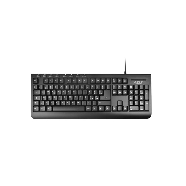 pureblack_profilo Tastiera USB Multimedia Pure Keyboard ADJ TA108