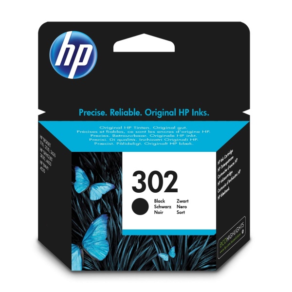 71rWBjtD0hL Cartuccia Originale HP 302 Nero F6U66AE