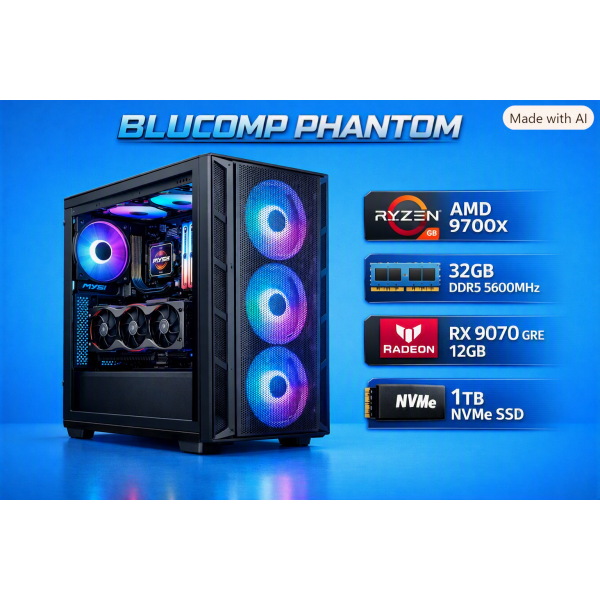 Pc Assemblato per Gaming BLUCOMP PHANTOM