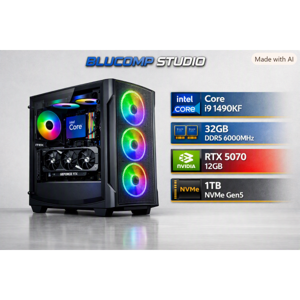 Pc Assemblato per Gaming BLUCOMP STUDIO